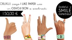 Smile Concept store: Sodeluj v Smile natečaju in oblikuj svoj dizajn za I LIKE PAPER uro!