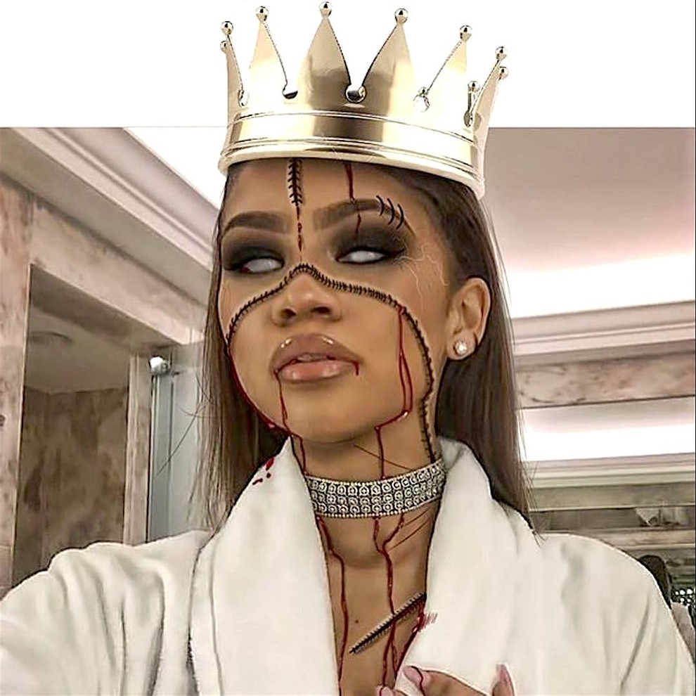 ... Zendaya, ki je postala kraljica zombijev, najbolj krvava nevesta pa je bila ...