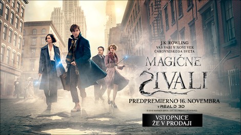 Gremo v kino: J.K. Rowling  - Magične živali!