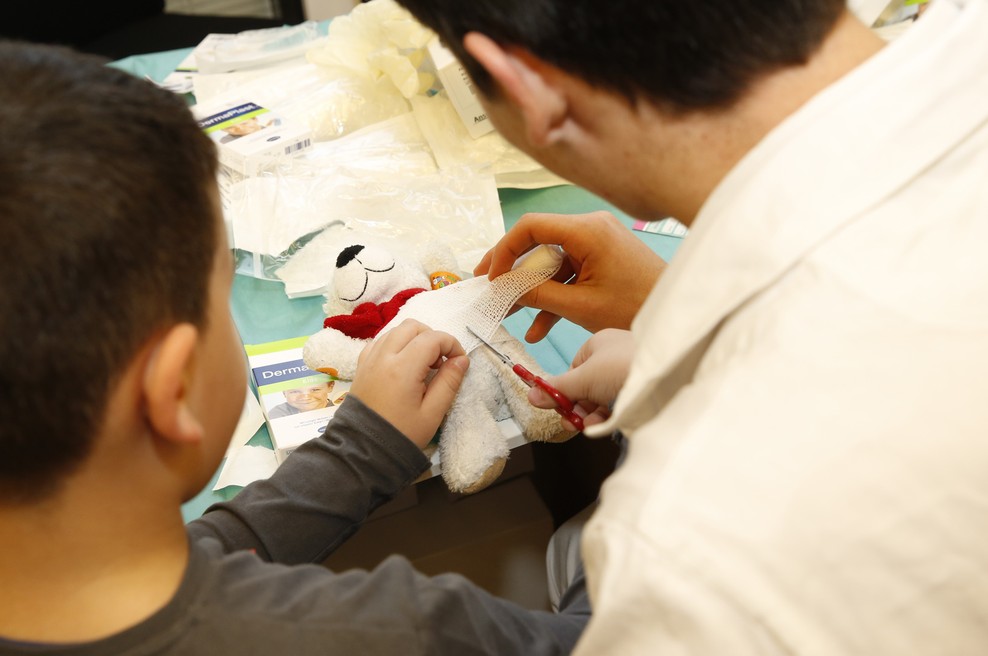 Na Dunaju vrata odpira Bolnišnica za plišaste medvedke (foto: MedUni Wien/A. Kawka)
