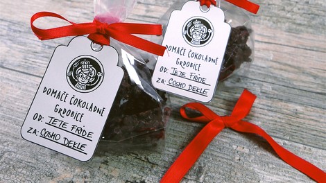 Čokoladne grdobice (ideja za darilo) - RECEPT + darilni kartončki