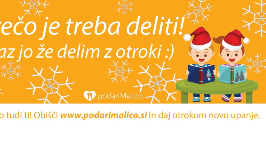 Dobrodelni projekt podariMalico že vedno živi, pomagaš lahko tudi ti (foto: promocijsko gradivo/podariMalico)