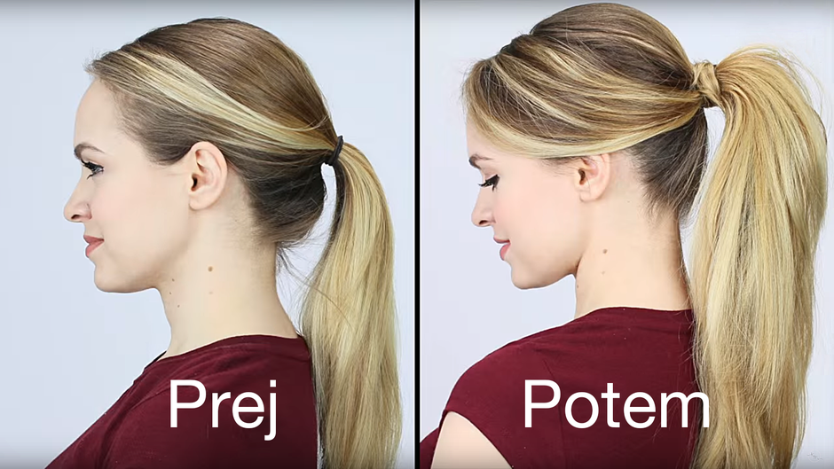 VIDEO: Našli smo TOP način, kako lase speti v čop in izgledati FANTASTIČNO (foto: Youtube PrtSc)