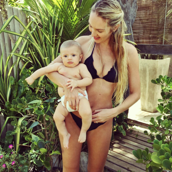 Kako jim to uspe? Še ena manekenka 3 mesece po porodu pokazala svoje izklesano telo! (foto: https://www.instagram.com/angelcandices/)