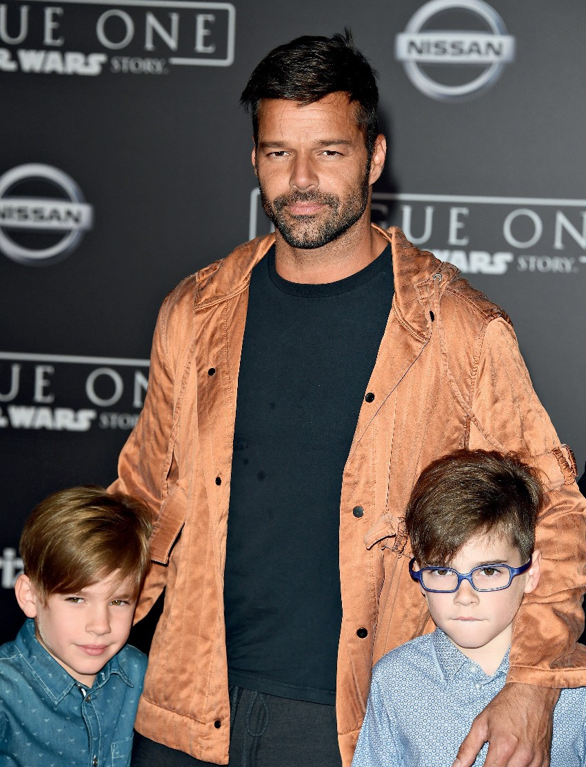 RICKY MARTIN: Valentino in Matteo, avgust 2008