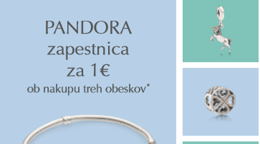 Kako do zapestnice Pandora že za 1 euro? (foto: Promo)