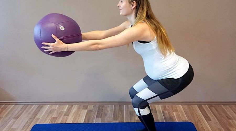Ja, tako koristna je telovadba med nosečnostjo (+ video trening) (foto: Osebni arhiv Adrijane Brečko)