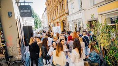 Ljubljansko prestolnico je včeraj očaral nov par!