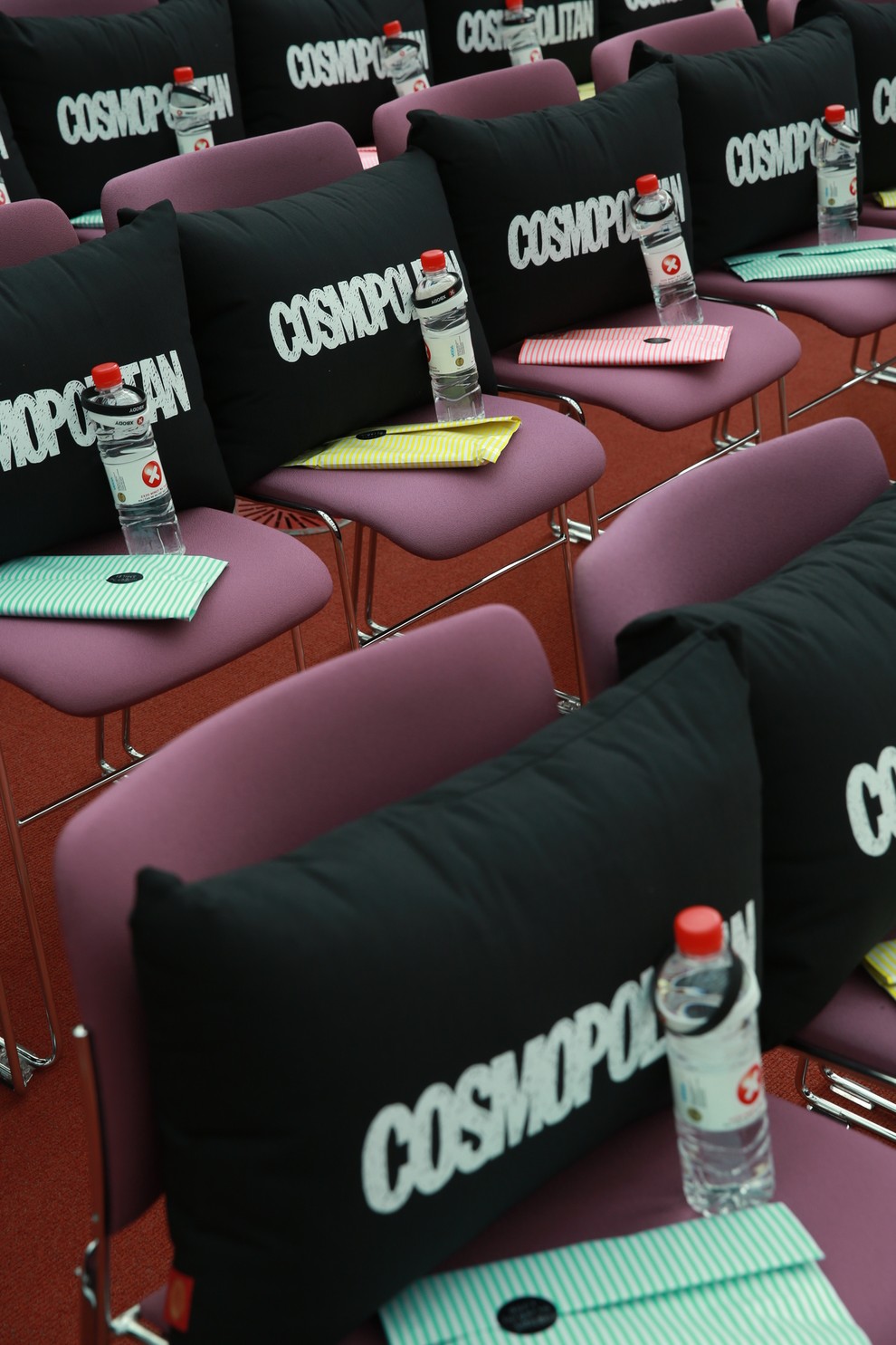 Obiskovalke Cosmo konference so pričakala darilca - tudi prikupne okrasne blazine Urh.