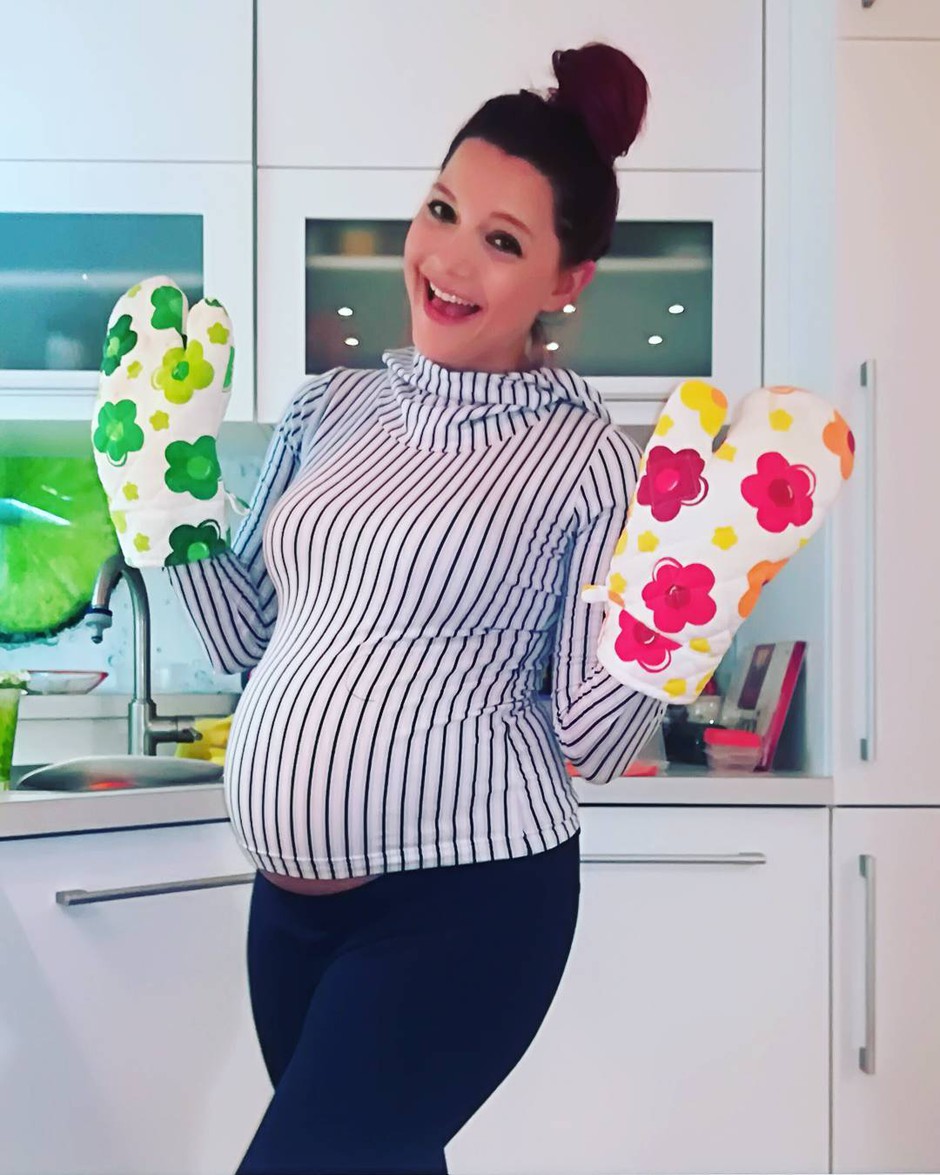 Poglej, kaj Tanja Žagar počne tik pred porodom! (foto: Instagram.com/@tanjazagar)