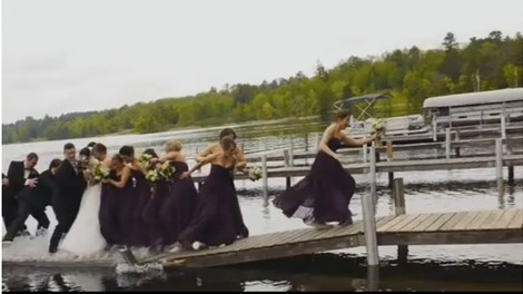 VIDEO: Ko poročno slavje ne gre po načrtih