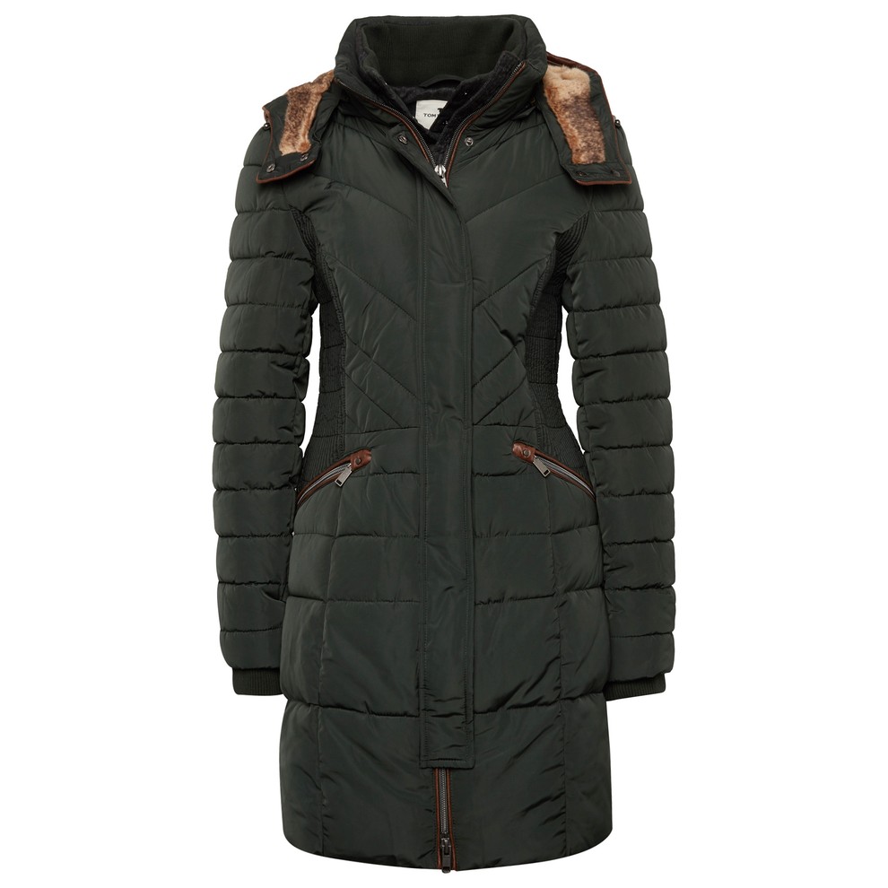 Guiltet coat green 169,99 eur