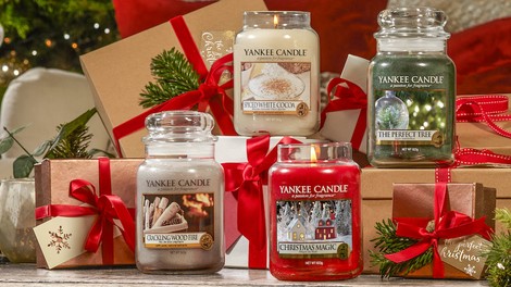 Tukaj je težko pričakovana božična kolekcija svečk Yankee Candle