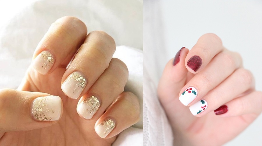 10 prazničnih manikur, ki jih MORAŠ vključiti v veseli december! (s postopki!) (foto: Pinterest jesuisvernie.com, Instagram Munaluchibride)