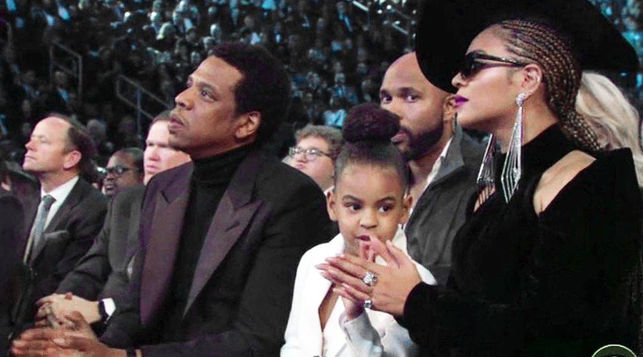 Svet je obšel noro zabaven posnetek prikupne Blue Ivy s podelitve Grammy-jev! (foto: Profimedia)