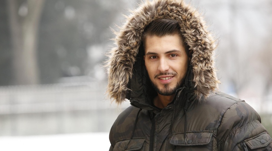 Challe Salle je našemu novinarju predstavil posebno dekle v svojem življenju! (foto: Helena Kermelj)