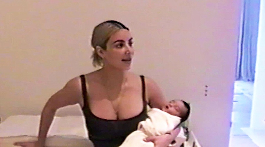 Kim Kardashian: Na dan prišle prve fotografije male Chicago West (foto: Profimedia)