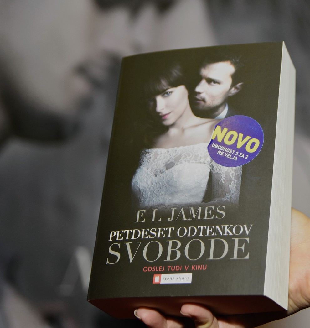 V Koloseju premiera težko pričakovanega filma 50 odtenkov svobode
