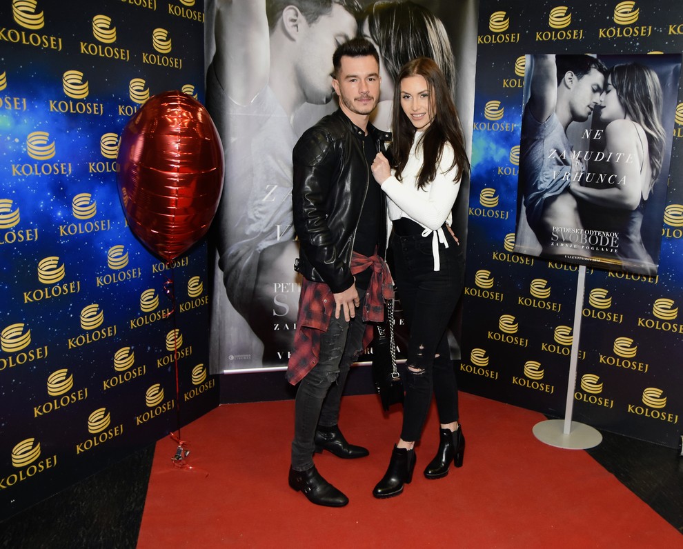 V Koloseju premiera težko pričakovanega filma 50 odtenkov svobode