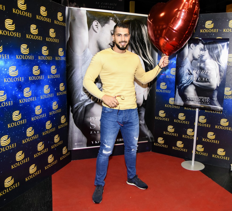 V Koloseju premiera težko pričakovanega filma 50 odtenkov svobode