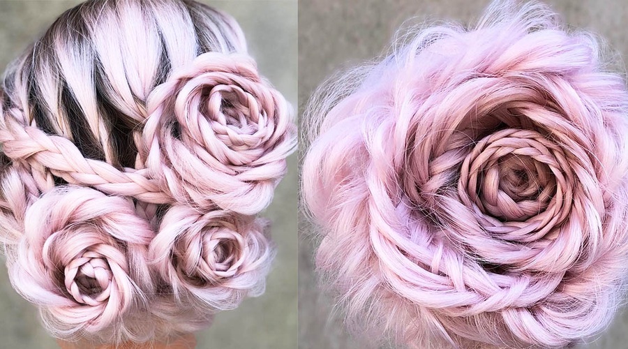 Našle smo način, kako si sama narediš kitke v obliki vrtnice! (foto: Instagram.com / @braidedandblonde)