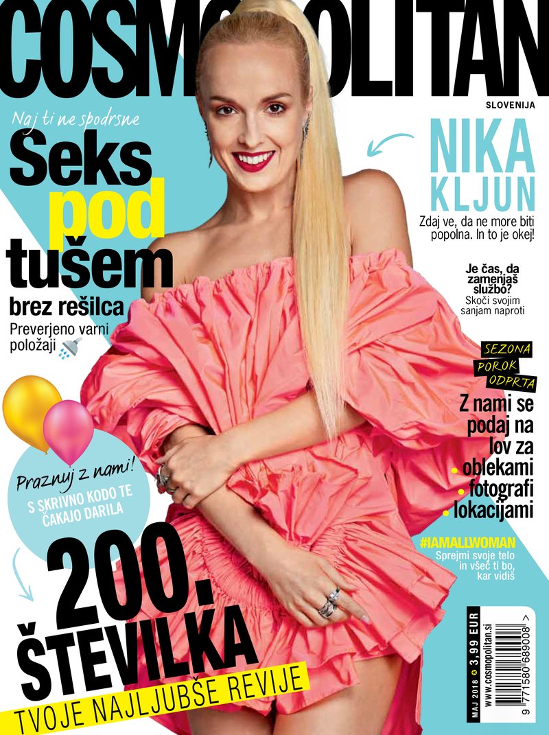 POZOR: Čas je za novi Cosmo! Poglej, kaj ti prinaša nova (200.) številka (foto: Cosmopolitan Slovenija)