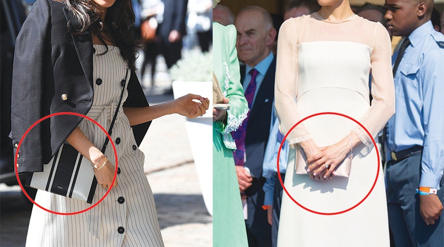 Razlog, zakaj je Meghan Markle 'poštarsko torbo' zamenjala za 'cluch' torbico (foto: Profimedia)