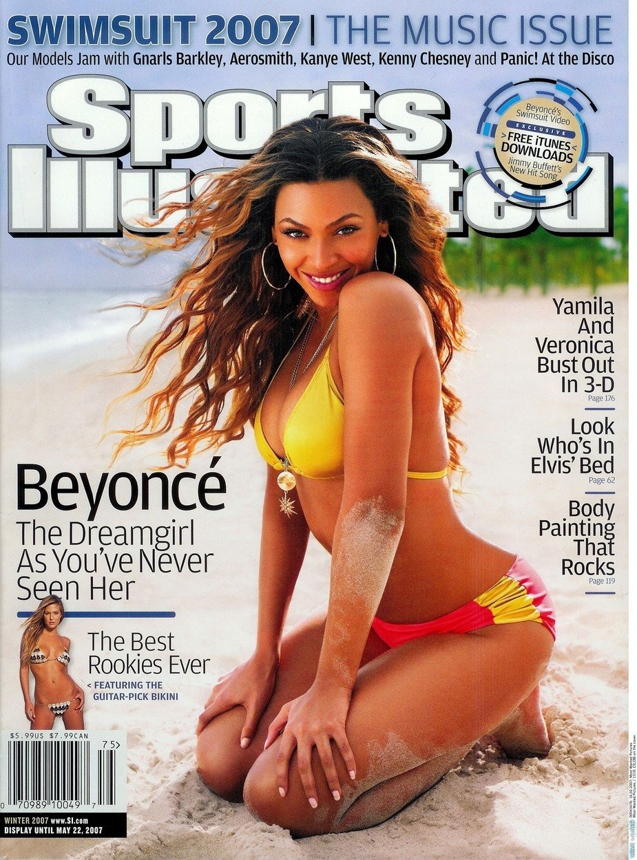 Tudi Beyonce v Photoshopu raje skrije svoje obline, tako je leta 2007 izgledala na naslovnici, tako pa ...