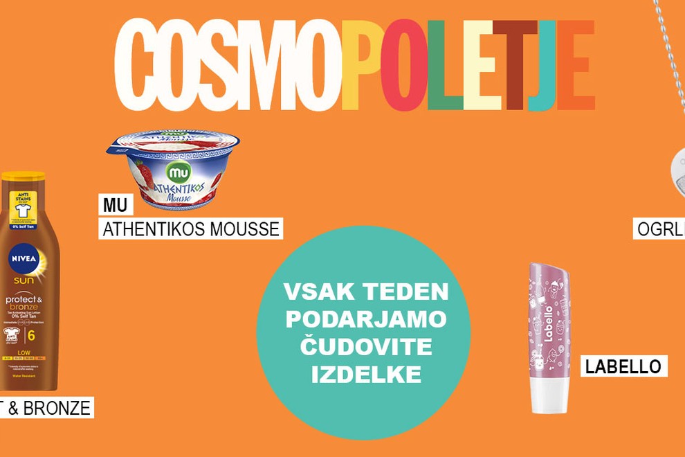 Tretji Cosmo poletni give-away