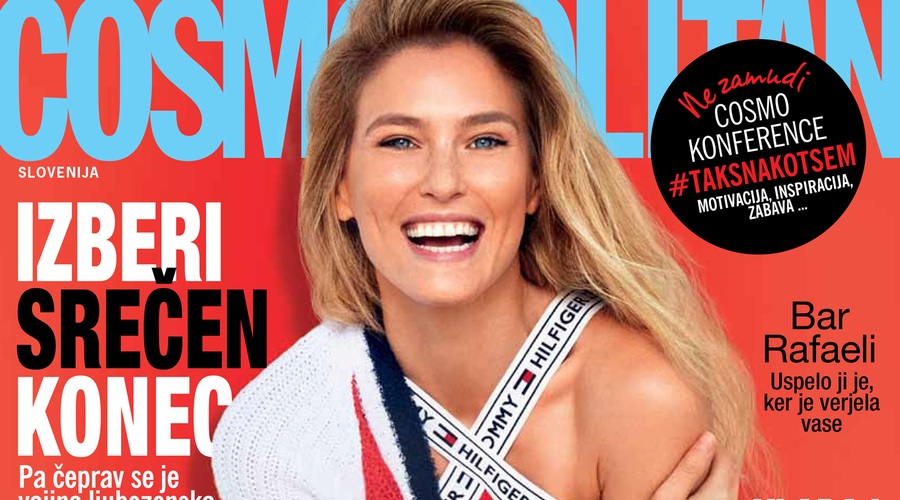 Na naslovnici novega Cosma Bar Rafaeli! Poglej, zakaj je uspela v življenju ...