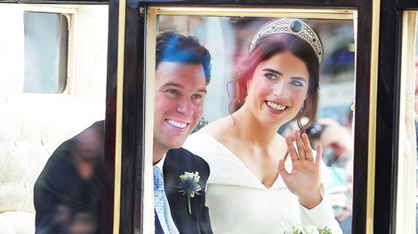 FOTO: Poročila se je sestrična princa Harryja, nas pa je spet sezula obleka Meghan Markle!