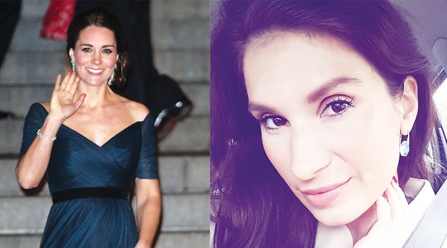 Kdo je NAJ krilo te zime nosil bolje? Kataya ali Kate Middleton? (foto: Profimedia&Instagram.com/kataya)