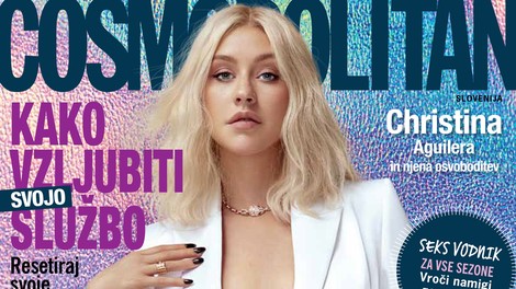 VROČE! Na naslovnici novega, januarskega Cosma je … Christina Aguilera!