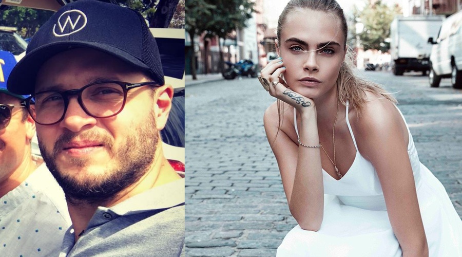 To je zagotovo NAJVEČJI uspeh Mitje Okorna (in vključuje Caro Delavingne) (foto: Profimedia)