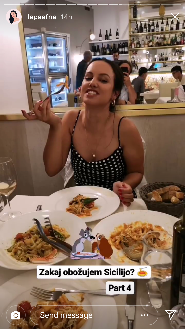 Hrana je odlična, seveda! 😍Italija je znana po svojih gurmanskih presežkih in Lea trdi, da je prav tukaj jedla najboljše …