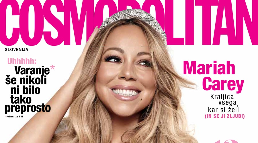 VROOOČE: Novi Cosmo z Mariah Carey in DARILOM (foto: Cosmopolitan Slovenija)