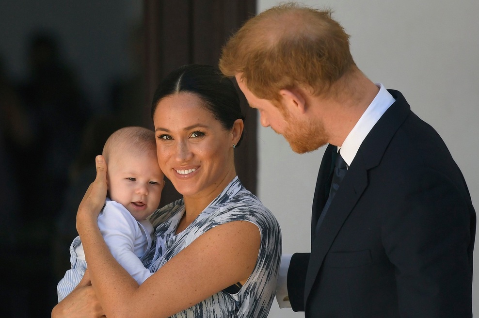 Awwww! TAKO Archie kliče svoja slavna starša (podatek je razkrila kar Meghan sama) (foto: Profimedia)