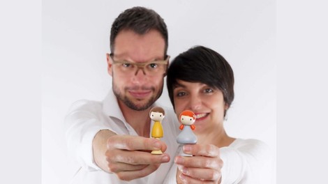 Živa Voga in Saša Rojak: Slovenca, ki osvajata svet z igračami Clicques