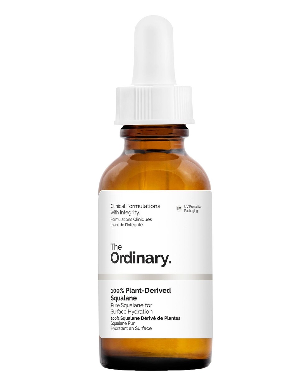 Skvalen, The Ordinary 100% Plant-Derived Squalane, 30 ml (7,20 €)