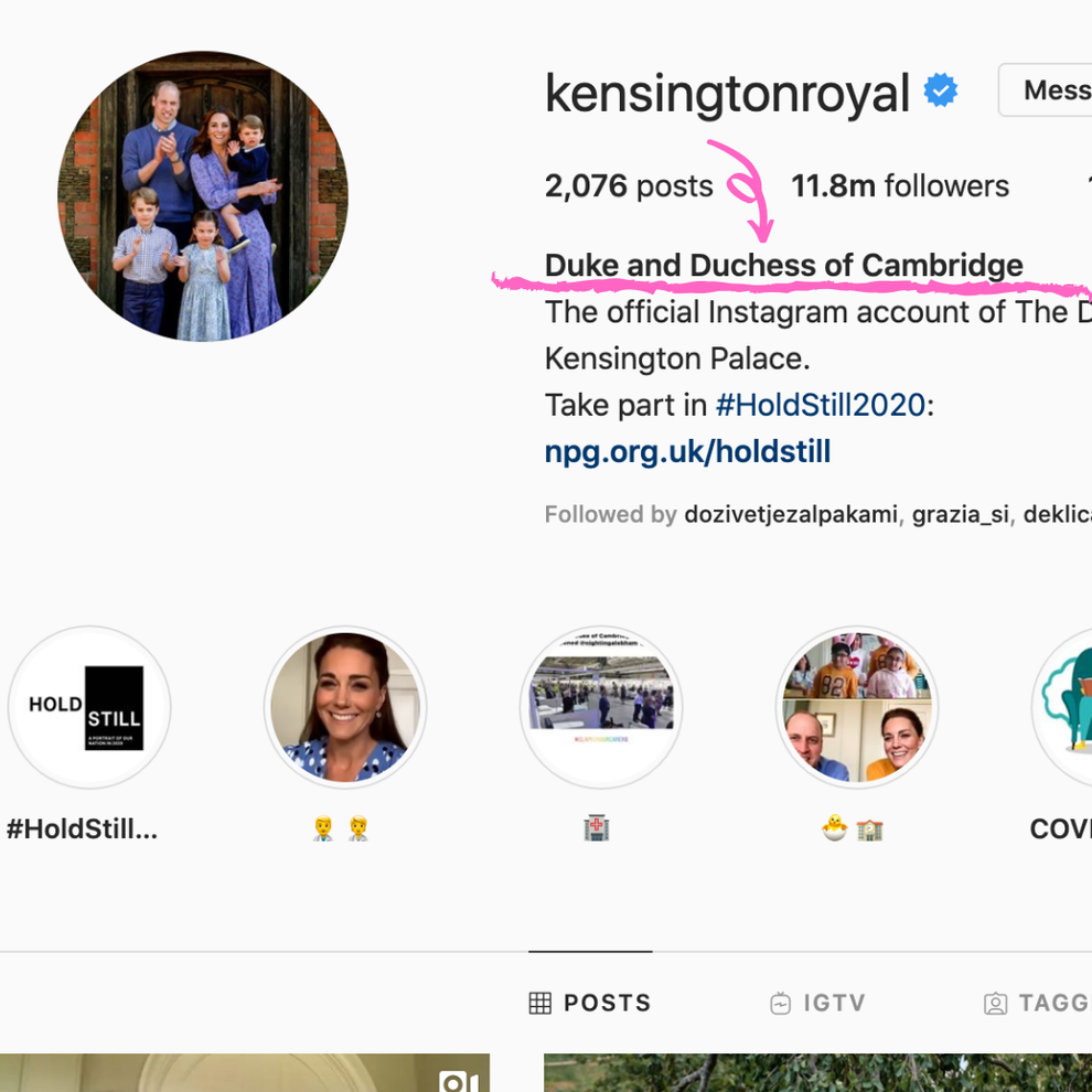 👉Svoj Instagram vodita vedno bolj osebno, palača sama je potrdila, da sta veliko bolj kot prej vpletena v oblikovanje objav …