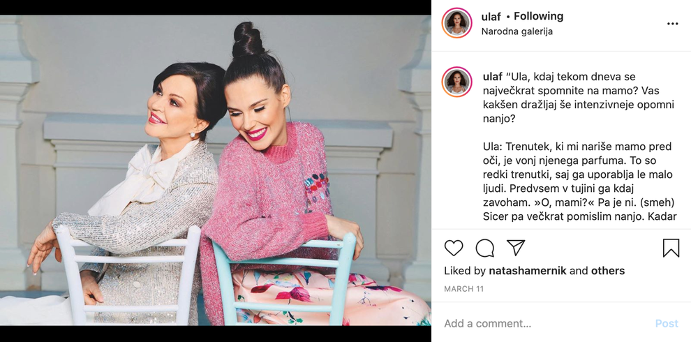 👉 Pa iii, no, kako sta 'luštni'! Tudi Ula je prava lepotica, karierno pa prav tako več kot uspešno stopa …