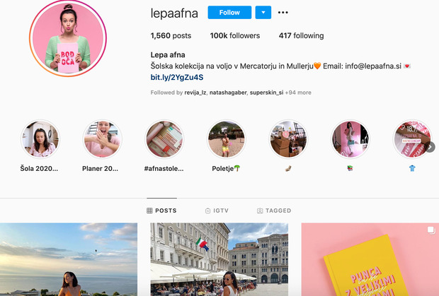 👉Bravooo, Lea!!! 👏🏻 Lepa Afna je namreč na svojem Instagramu dosegla norih 100.000 sledilcev, kar je resnično lep uspeh za …