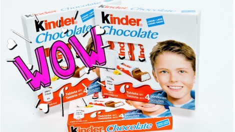 Aaaa! Poglej, kakšen je DANES deček s Kinder čokolade! 🙊