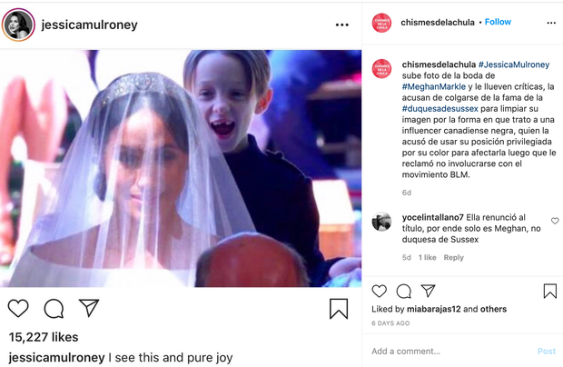 👉Na svojem Instagramu je Jessica namreč objavila sliko s poročnega dne princa Harryja in Meghan, na sliki pa lahko vidimo …