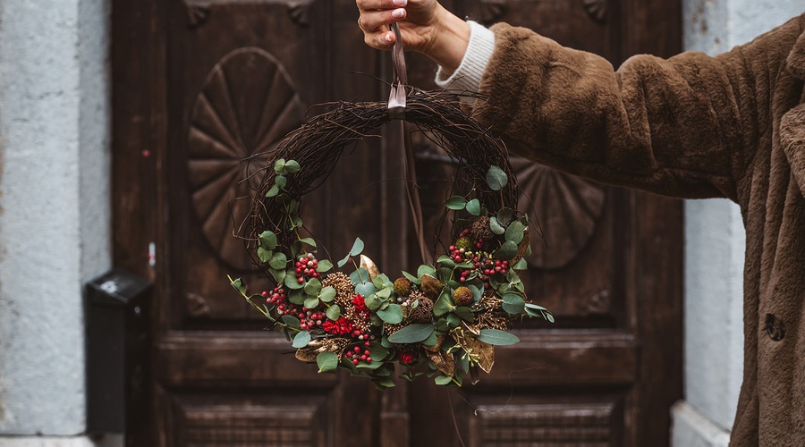 DIY: Naredi si ADVENTNI venček po zadnjih trendih (po navodilih Sanjskega šopka) (foto: Katja & Simon photography)