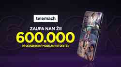 Telemach slavi novo prelomnico - 600.000 uporabnikov