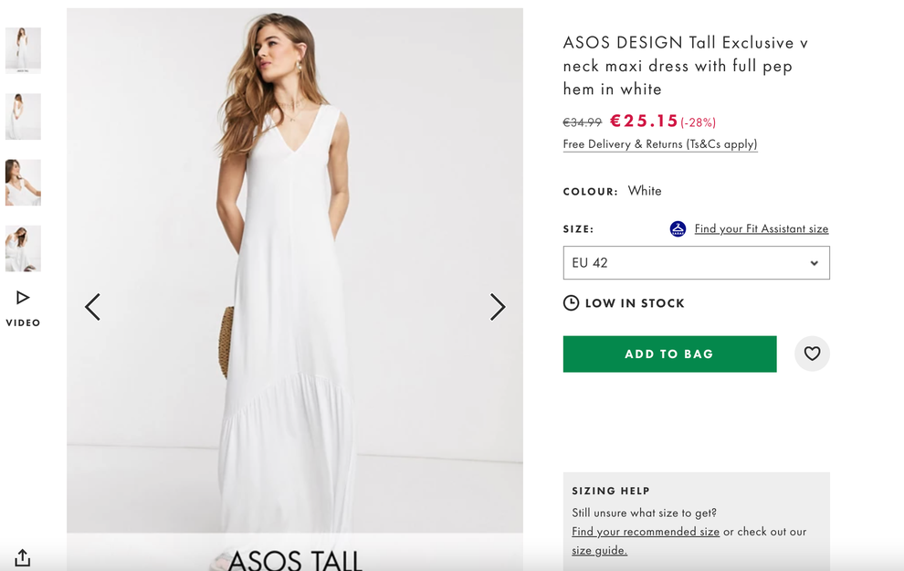 👉 Tale ASOS obleka je prav tako iz okolju prijazne kolekcije oblačil, torej boš Meghan posnemala tudi na tem področju, …