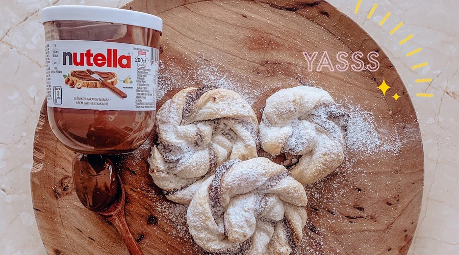 Recept: Slastne Nutelline rolice iz le DVEH sestavin (foto: Osebni arhiv Sara Vrečko/Cosmopolitan splet obdelava)