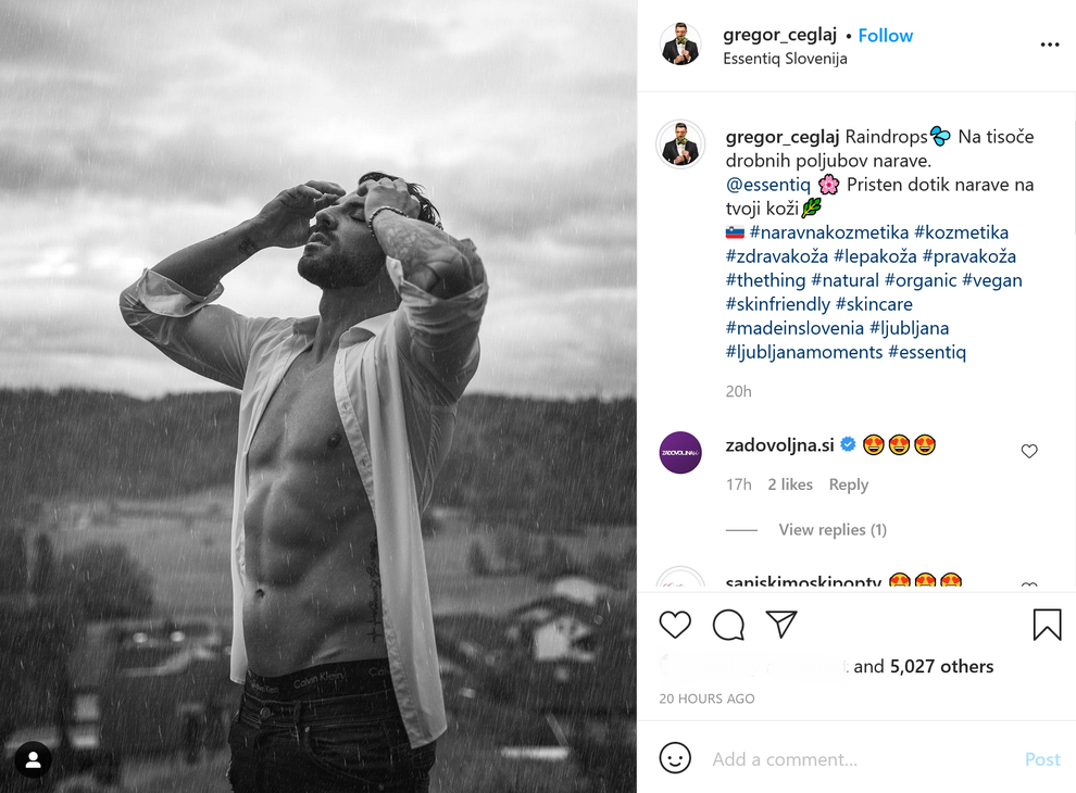 Gregor je zanjo praktično čez noč prejel več kot 5.000 všečkov, število pa še vedno narašča. Spodaj so se zvrstili …