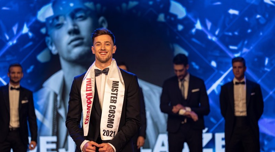 Tadej Polajžer je po mnenju Cosmo uredništva najlepši tipček ta hip (Cosmo mister 2021) (foto: Luka Brataševec)
